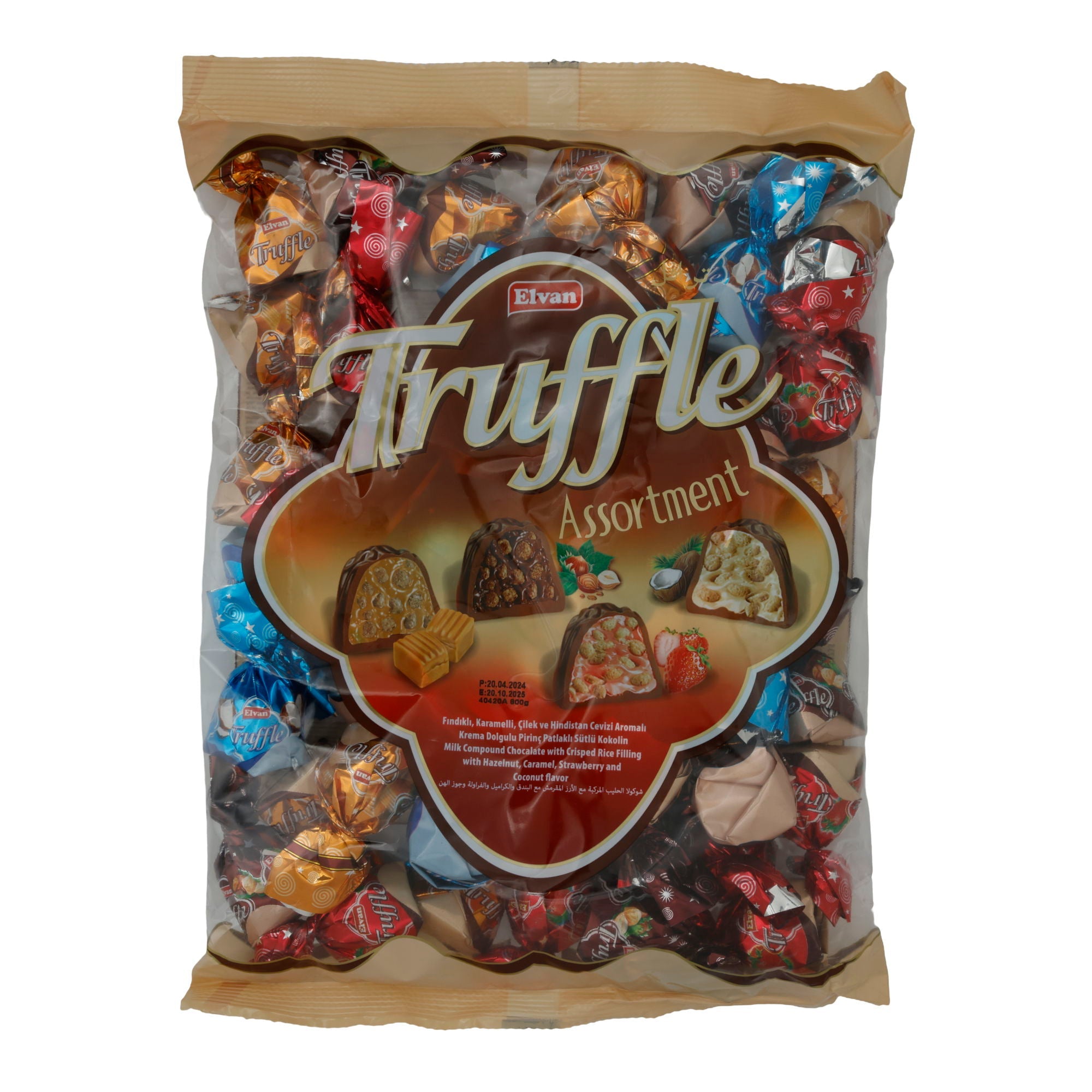 Pralinen Elvan | Truffle Assortment | Edle Schokoladen mit Füllungen | 800 g ELVAN